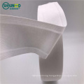 China factory polyester or polyester cotton mixed high elastic waistband interlining for pants